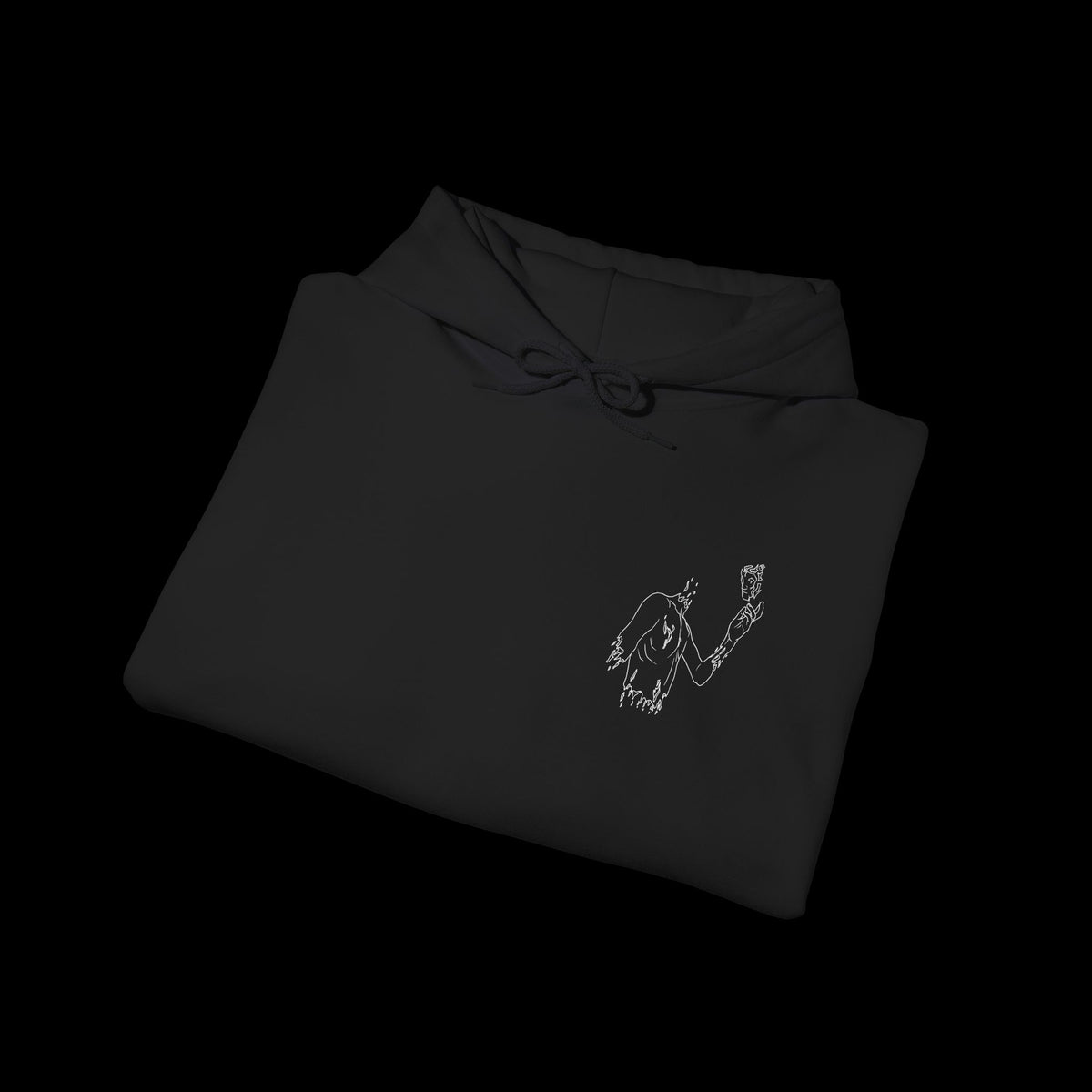 Deterioration Hoodie — Minimalist Graphic Hoodie