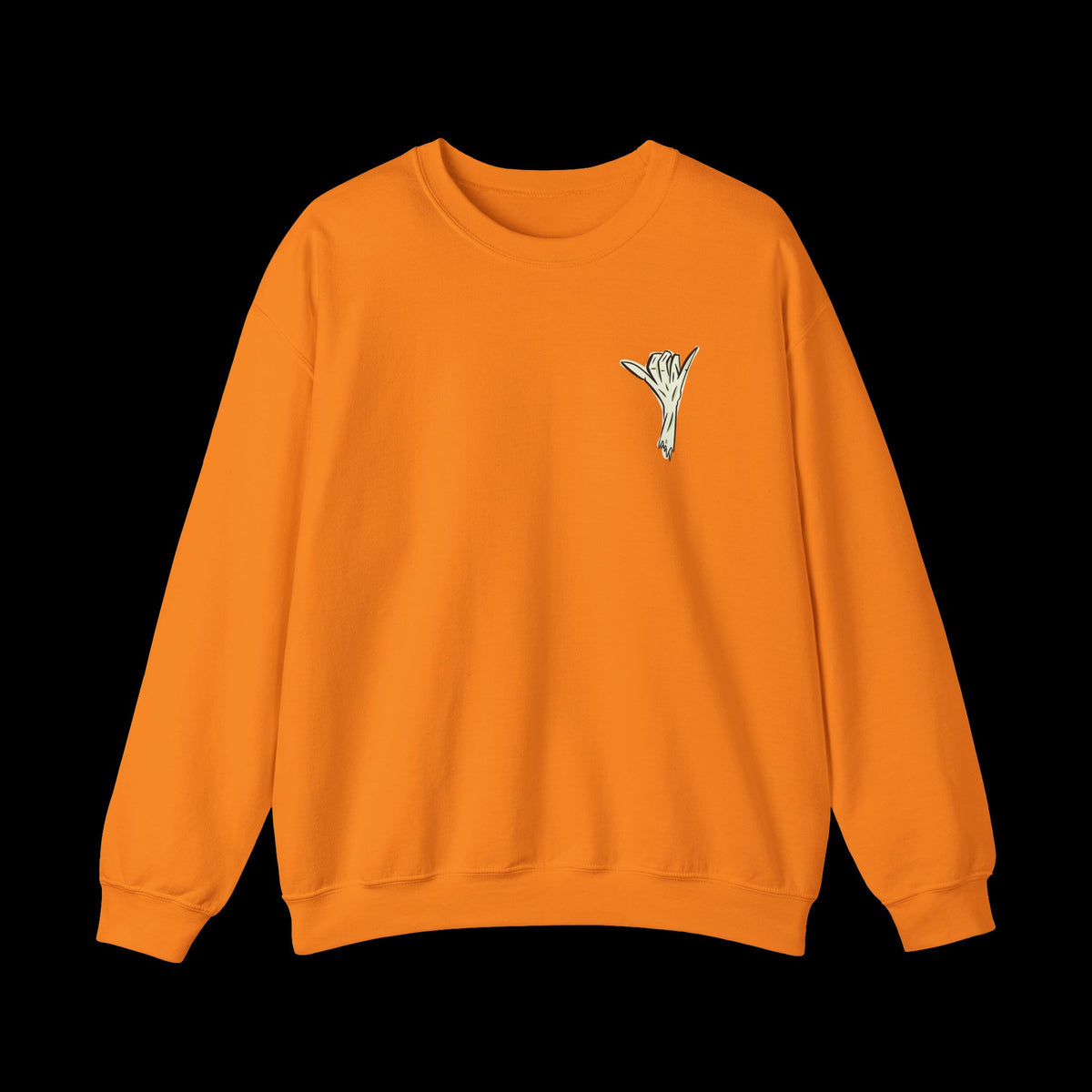 Undead Boarder Crewneck Sweatshirt — Skeleton Graphic Crewneck