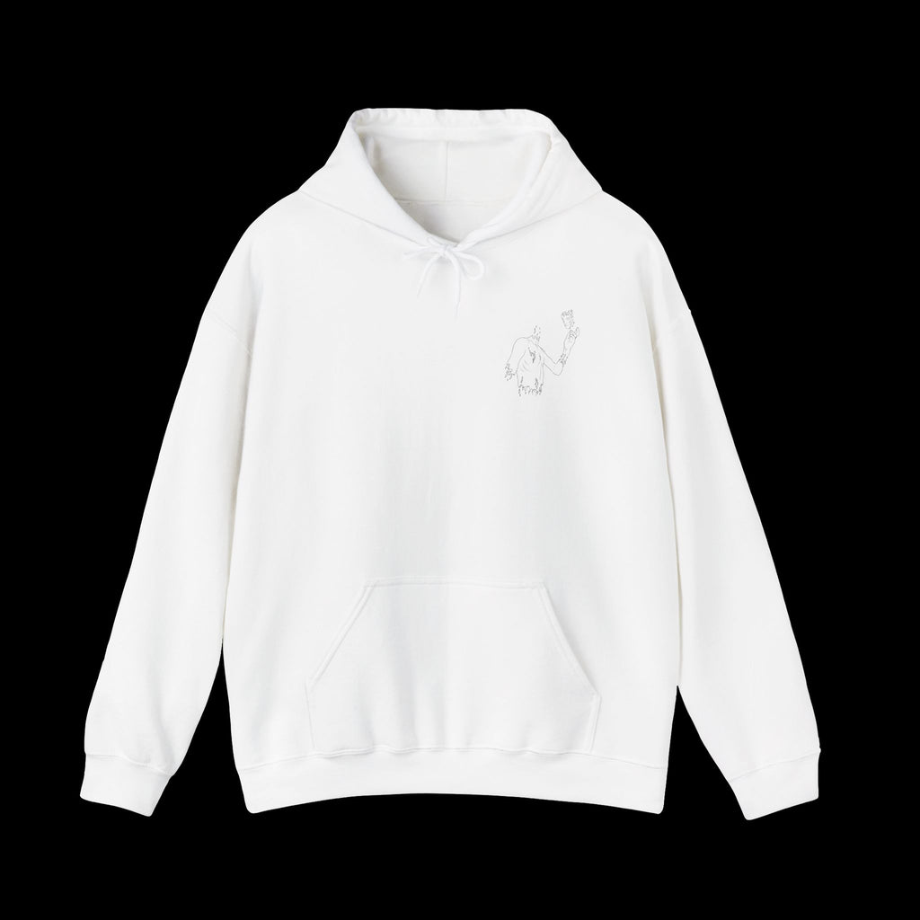 Deterioration Hoodie — Minimalist Graphic Hoodie